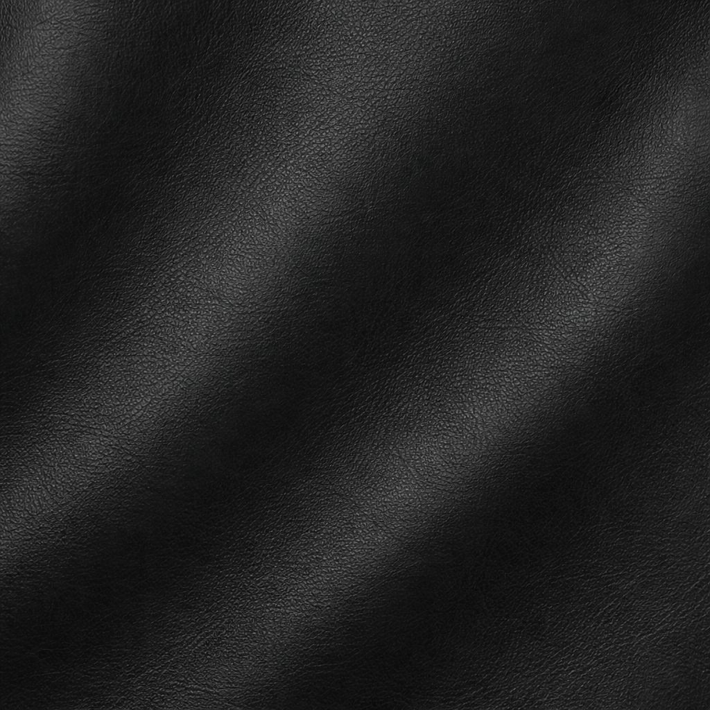 Similicuir noir mat – vinyle pour couture et recouvrement