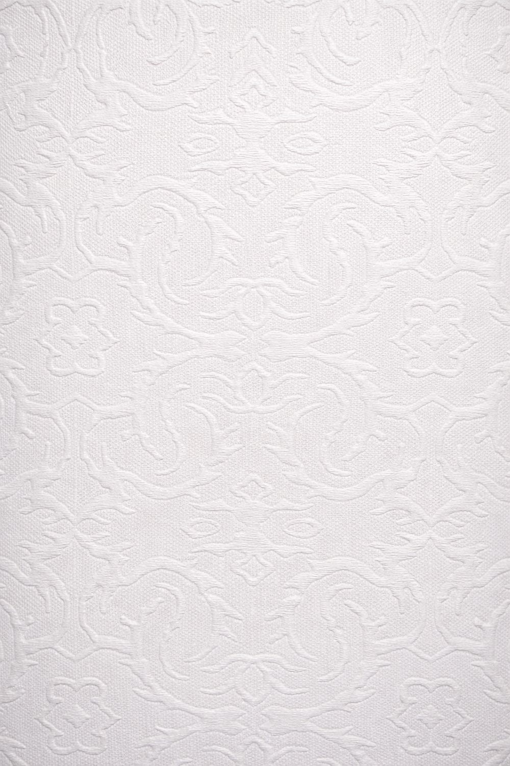 Similicuir blanc embossé – motif classique