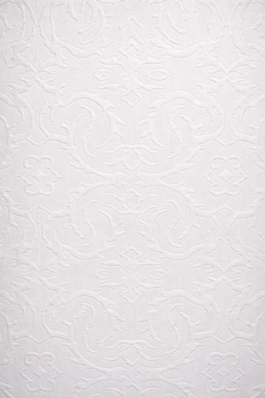 Similicuir blanc embossé – motif classique