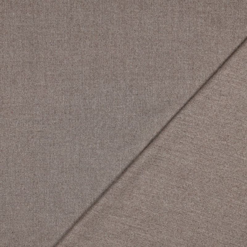 Gabardine extensible – Taupe chiné
