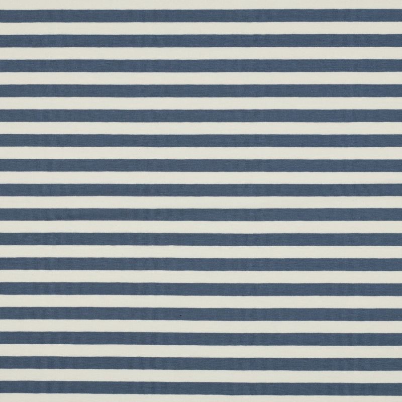 French terry rayé – Denim