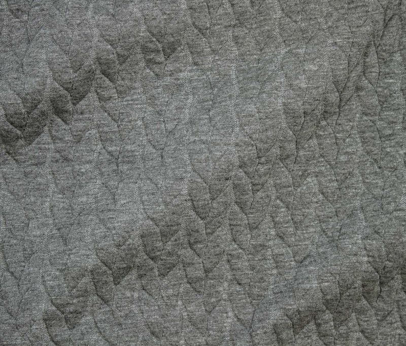 Matelassé Jane Quilt Plus – Gris mélangé