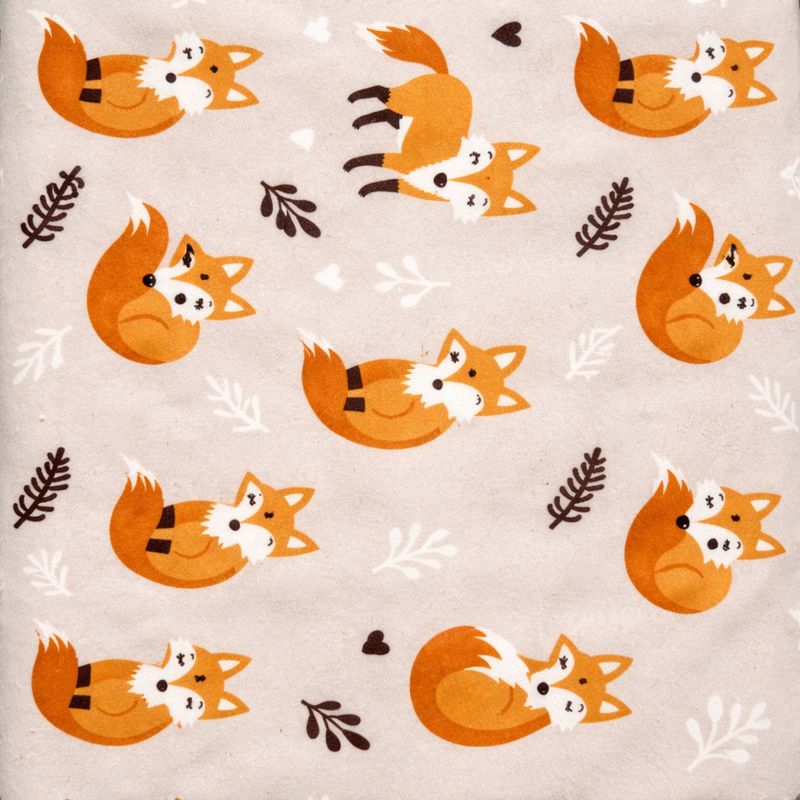 Micropolar imprimé renards mignons