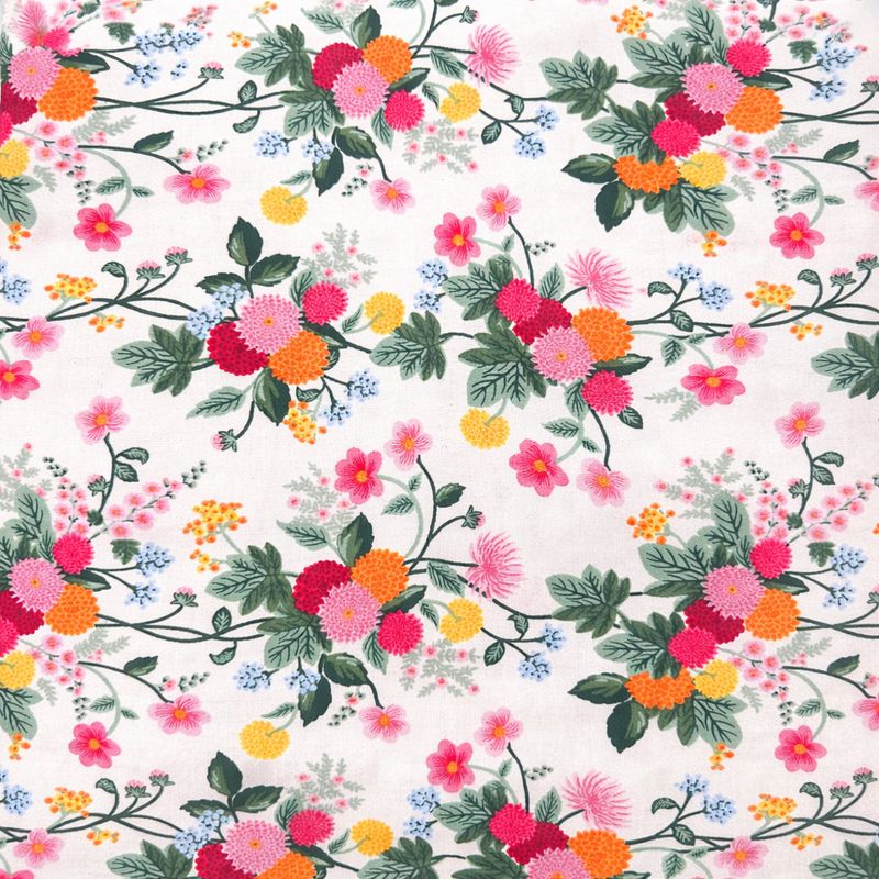 Coton imprimé Dahlia Blush | Rifle Paper Co. pour Cotton + Steel