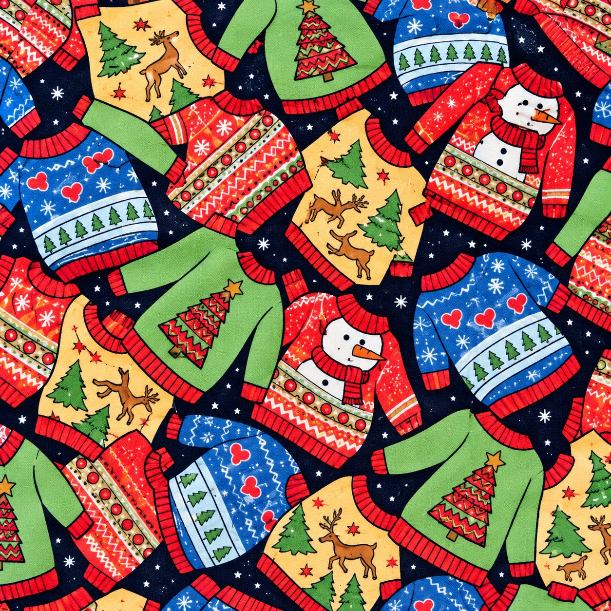 Coton de Noël – Chandails festifs
