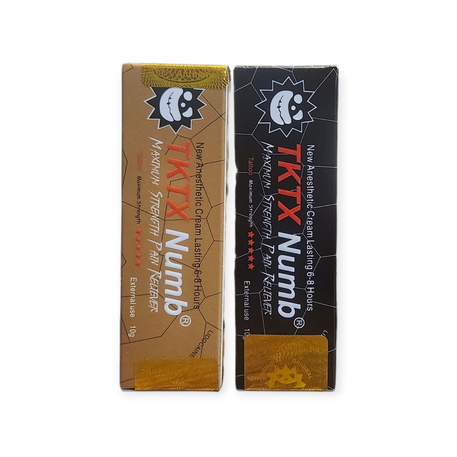 TKTX NUMB GOLD + BLACK 2‑Pack – Authentic UK Distributor