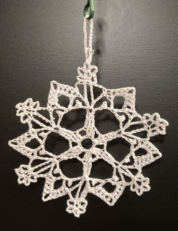 Gwiazdka ozdoba choinkowa zawieszka