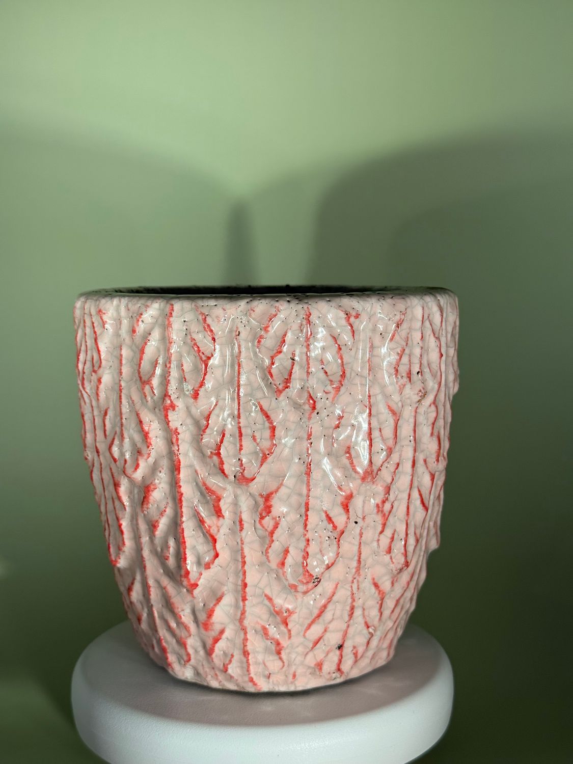 ​Osłonka ceramiczna z wzorem w stylu rafy koralowej