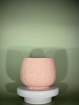 ​Osłonka ceramiczna kulista pudrowy róż