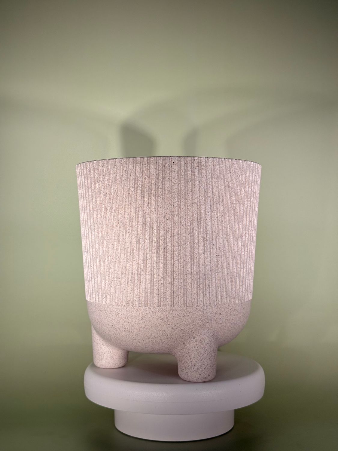 O​słonka plastikowa szara w kropki