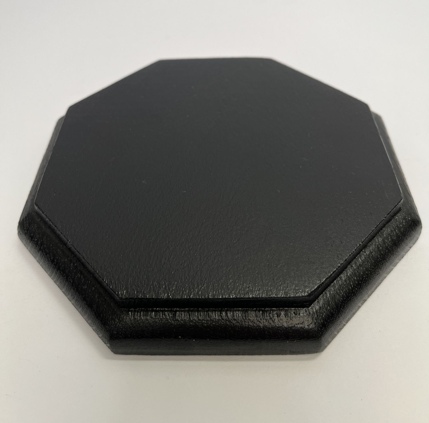 Ośmiokątna podstawka dębowa | Natural| Frez zaokrąglony