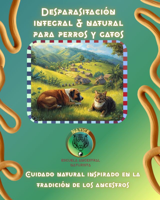🪶🌿 Desparasitación Integral &amp; Natural para Perros y Gatos🐯🌙