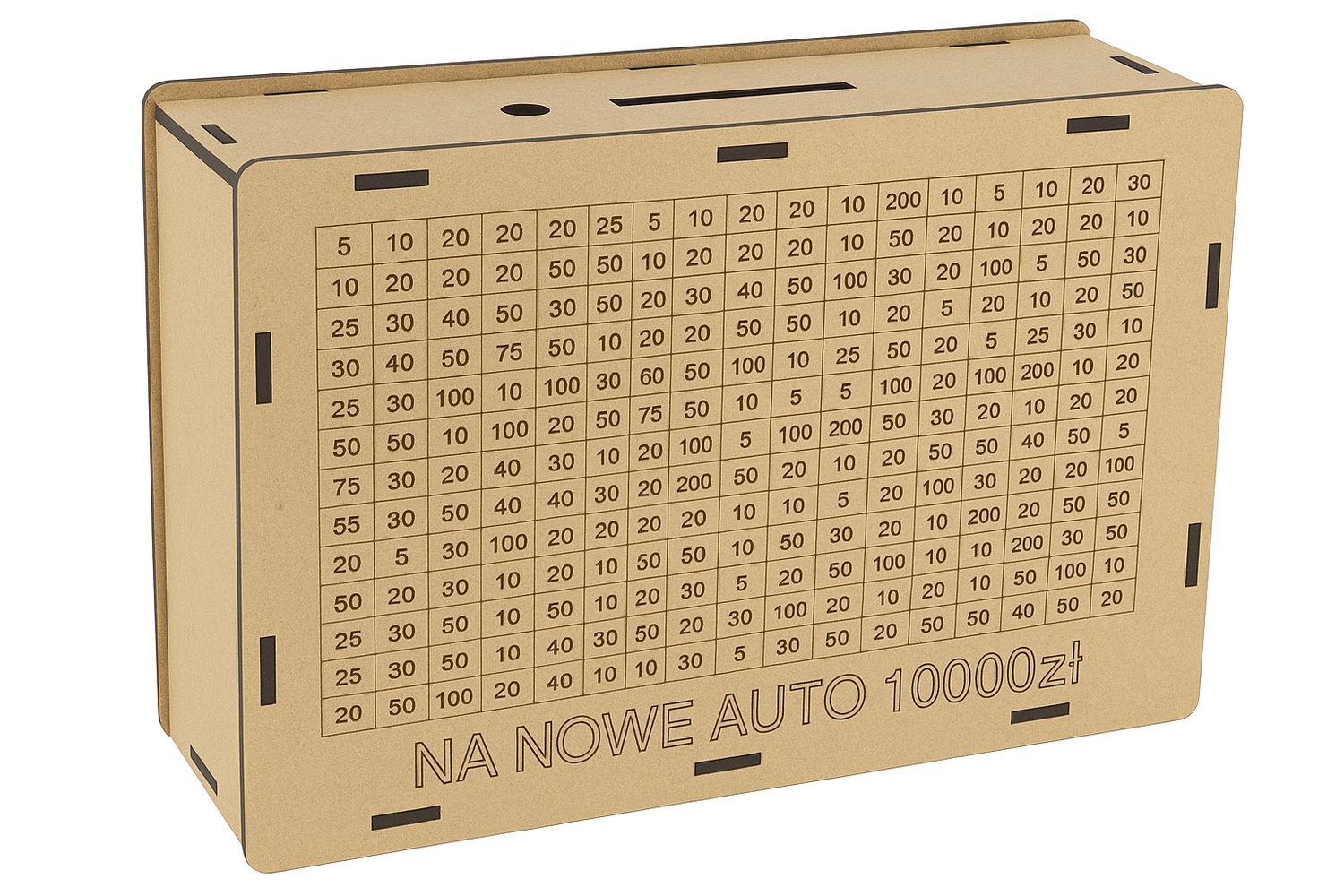 Skarbonka wykreślana na nowe auto 10000zł