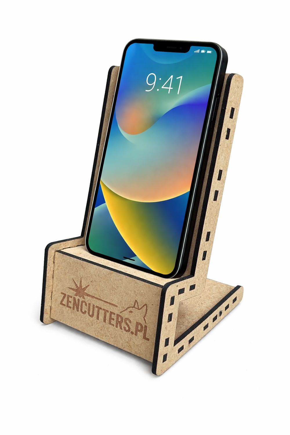Personalizowany stojak na telefon – logo firmy lub dowolny napis