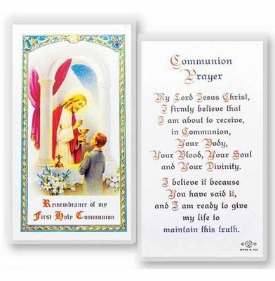Holy Cards - First Holy Communion