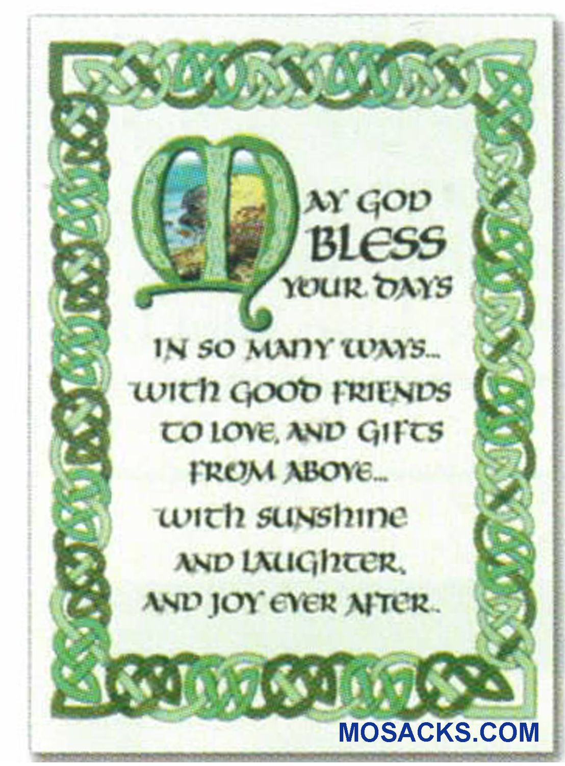 May God Bless Your Days In So Many Ways Note Card -WCB1613 May God Bless Your Days In So Many Ways Note Card-WCB1613 An Irish Blessing Note Card or St. Patric…