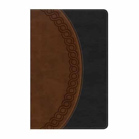 Holman NKJV Large Print Personal Size Reference Bible, Black/Brown Deluxe Leathertouch, Indexed 978…