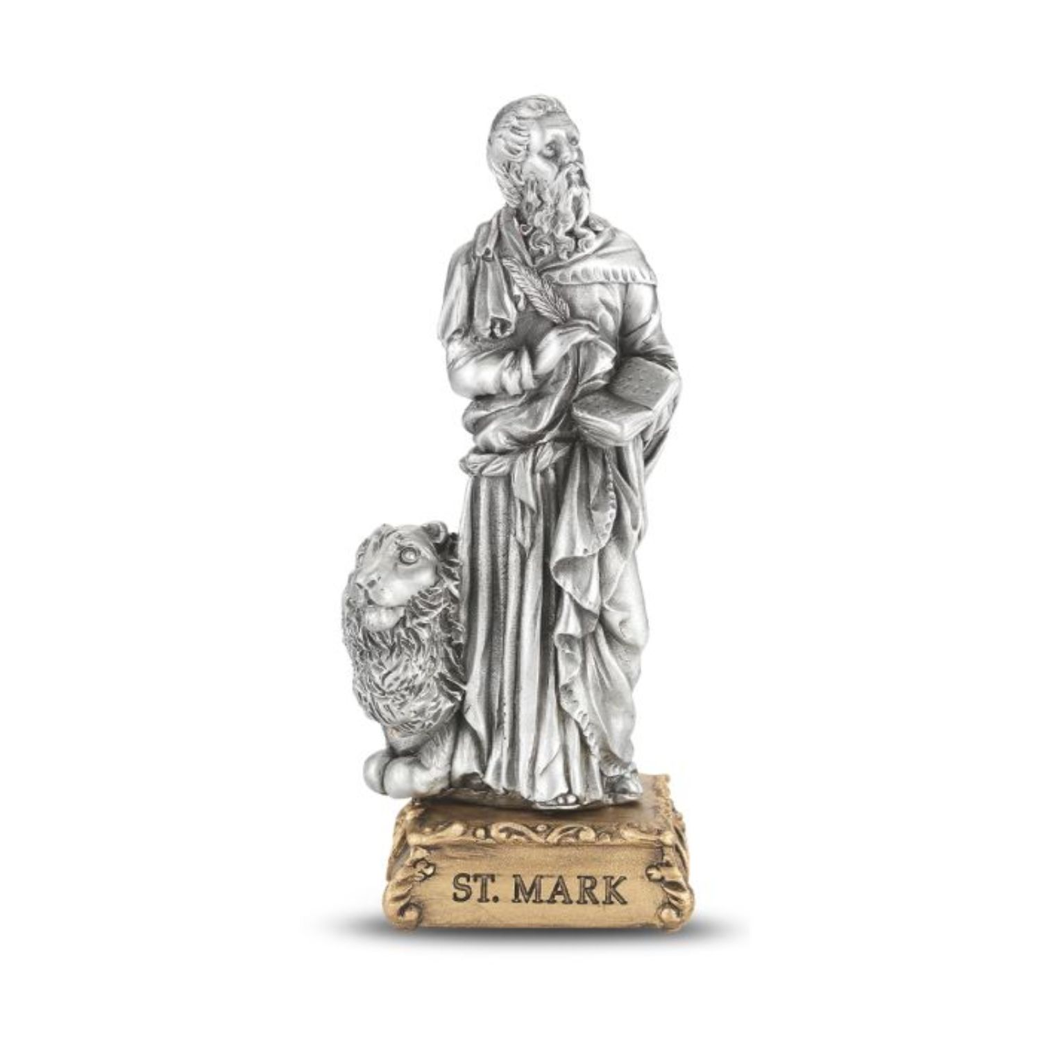 Pewter Statue St. Mark, 4.5 Pewter Statue 4.5 Inch St. Mark 12-1799-488