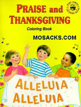 Coloring Book About Praise And Thanksgiving-684 St Joseph 32 page Coloring Book About Praise And Thanksgiving-684