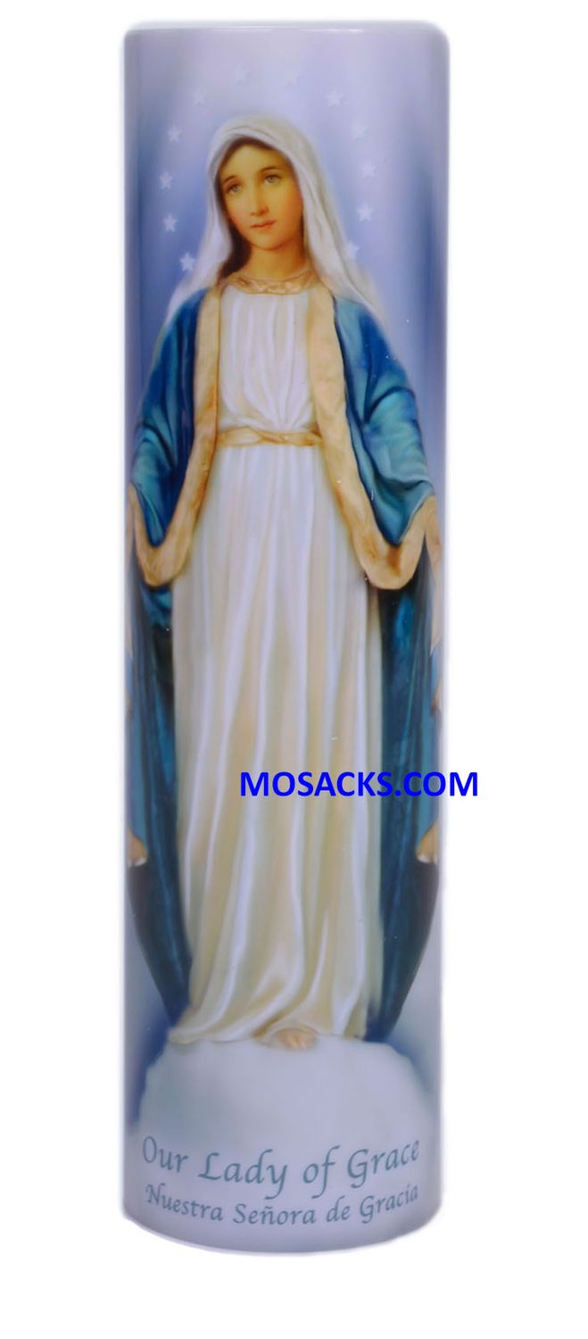 Lady of Grace LED Candle C-8003