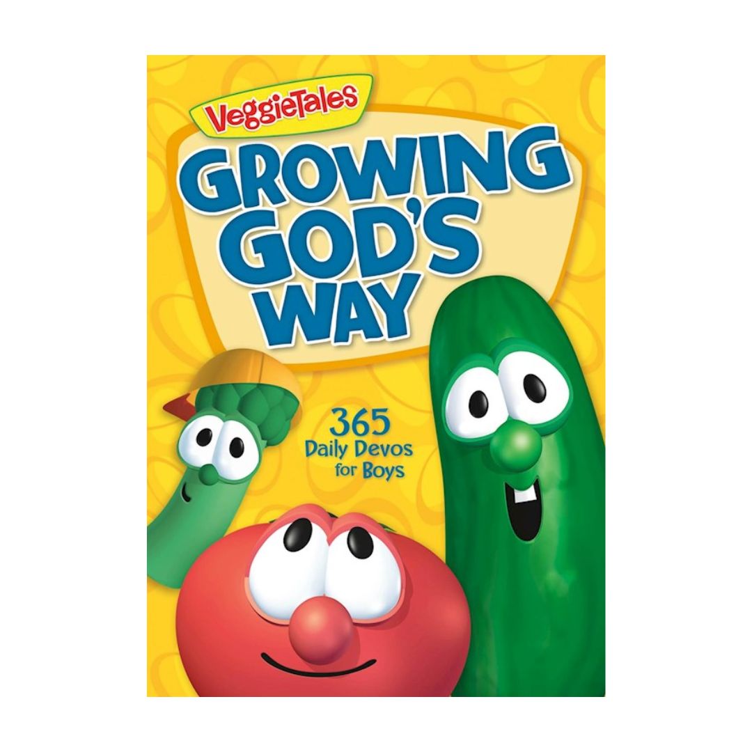 Growing God's Way: 365 Daily Devos For Boys (VeggieTales) - 9781546003601