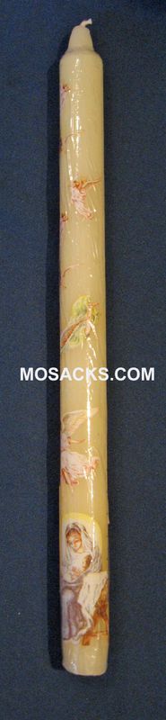 Decorative Nativity Advent Candle, 3/4" x 11 1/2"