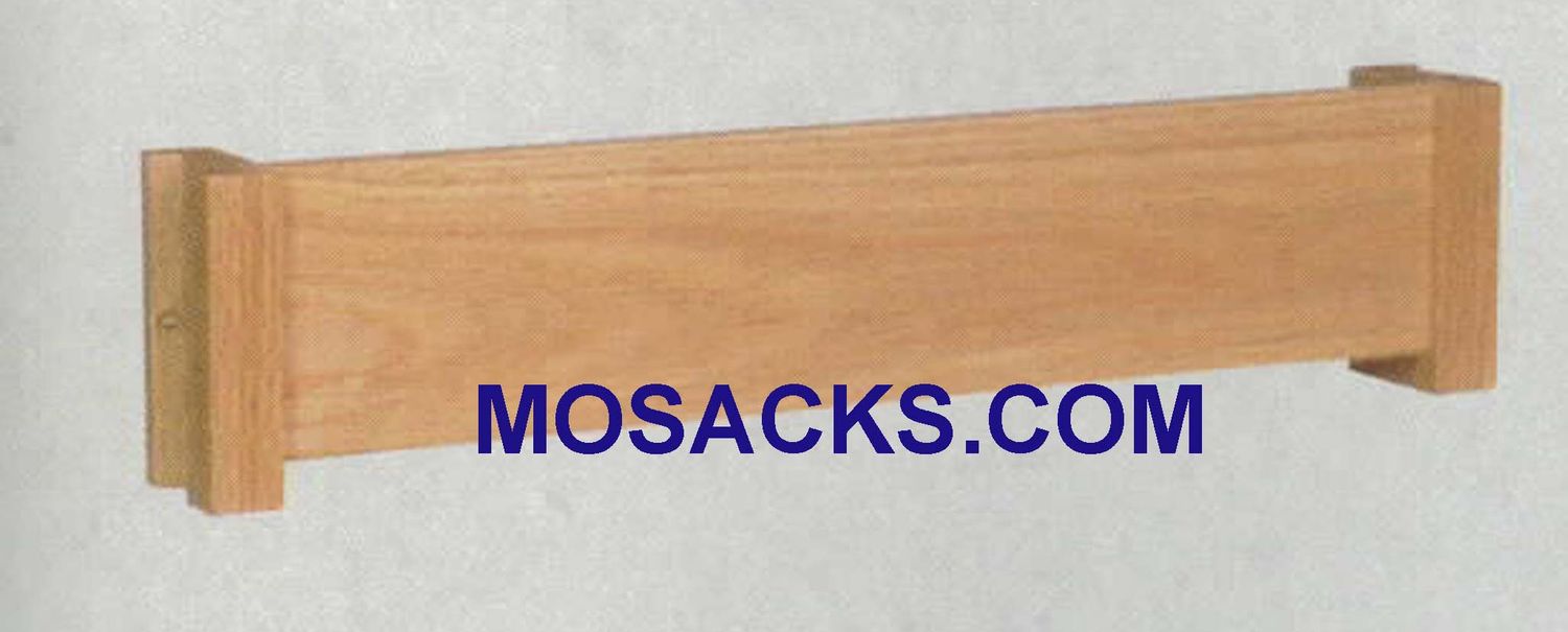 Wood Hymn Book Rack Pew Accessory 40-4226 Outside Measures 20" w x 4-1/2" h  and Inside Measures 18…