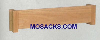 Wood Hymn Book Rack Pew Accessory 40-4226 Outside Measures 20" w x 4-1/2" h  and Inside Measures 18…