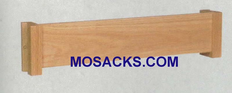 Wood Hymn Book Rack Pew Accessory 40-4226 Outside Measures 20" w x 4-1/2" h  and Inside Measures 18…