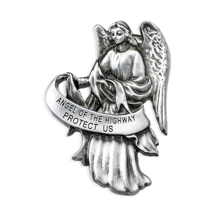 Guardian Angel Protect Us Visor Clip 2x2.5"  12-V5076 Guardian Angel Protect Us 2x2.5" Visor Clip 1…