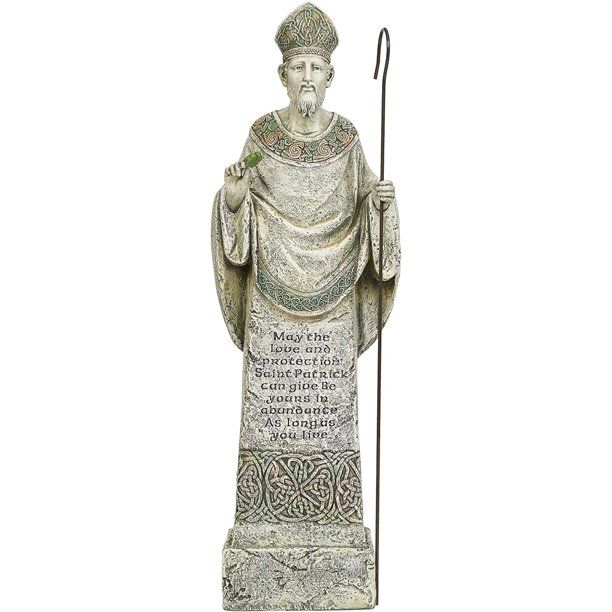 Joseph's Studio Celtic Garden Collection St. Patrick outdoor Statue 20-65984
