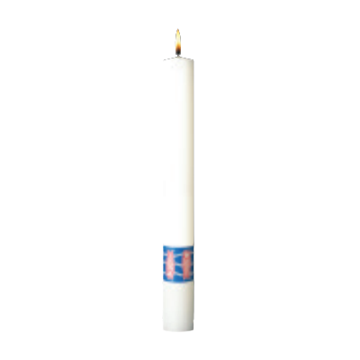Classic Paschal Candle Benedictine Complementing Altar Candles