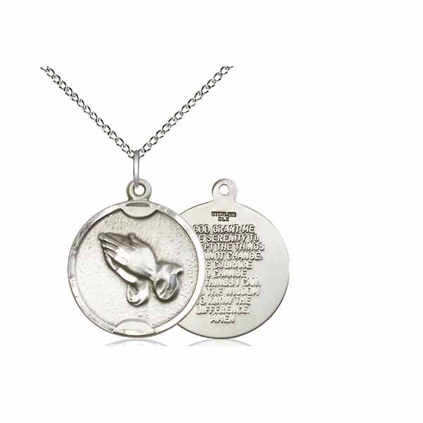 Praying Hands Medal 7/8 Bliss Praying Hands Medal 7/8" 1629