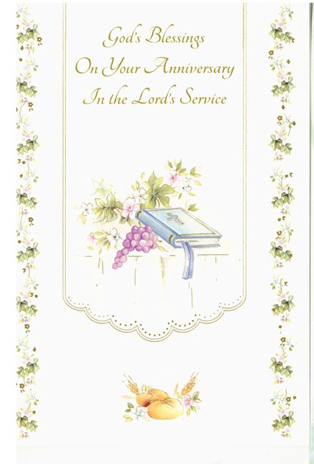 God's Blessings on your Silver Jubilee In the Lord's Service 238-RALS89954