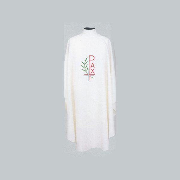 Beau Veste PAX, Cross and Branch Chasuble with design on front and back -868A