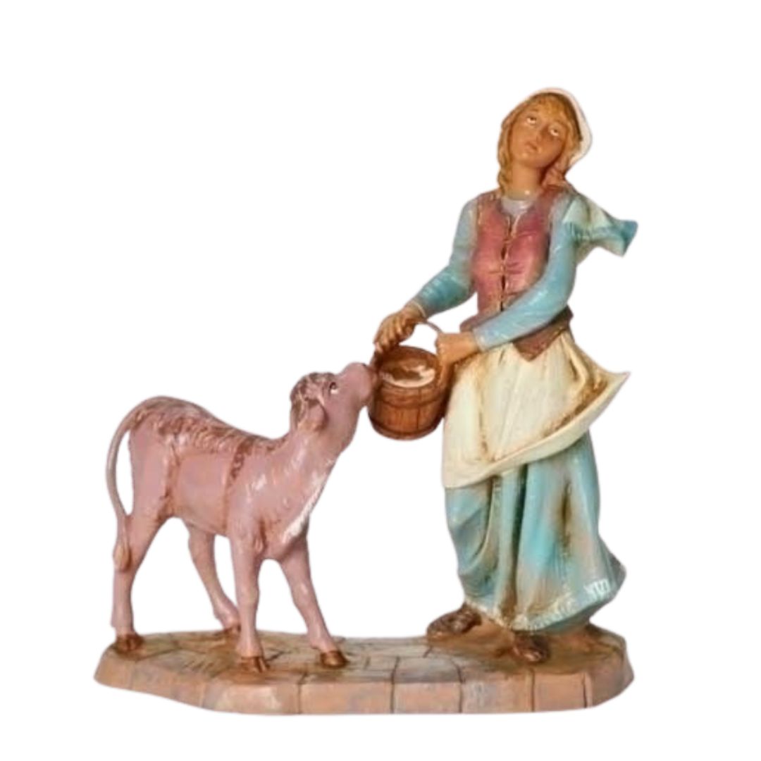 Fontanini Heirloom Nativity 7.5" scale Julia-52889,  Fontanini Villager