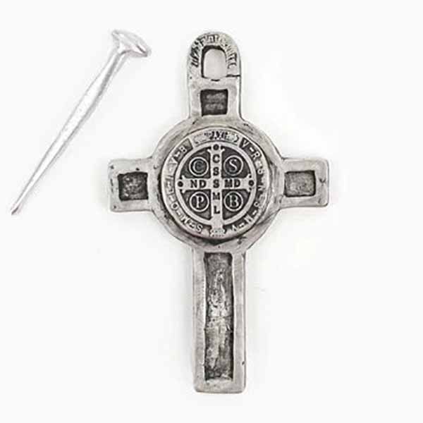 MSMH Benedictine Cross with Nail-49008SL My Saint My Hero Benedictine Cross with Nail-49008SL
