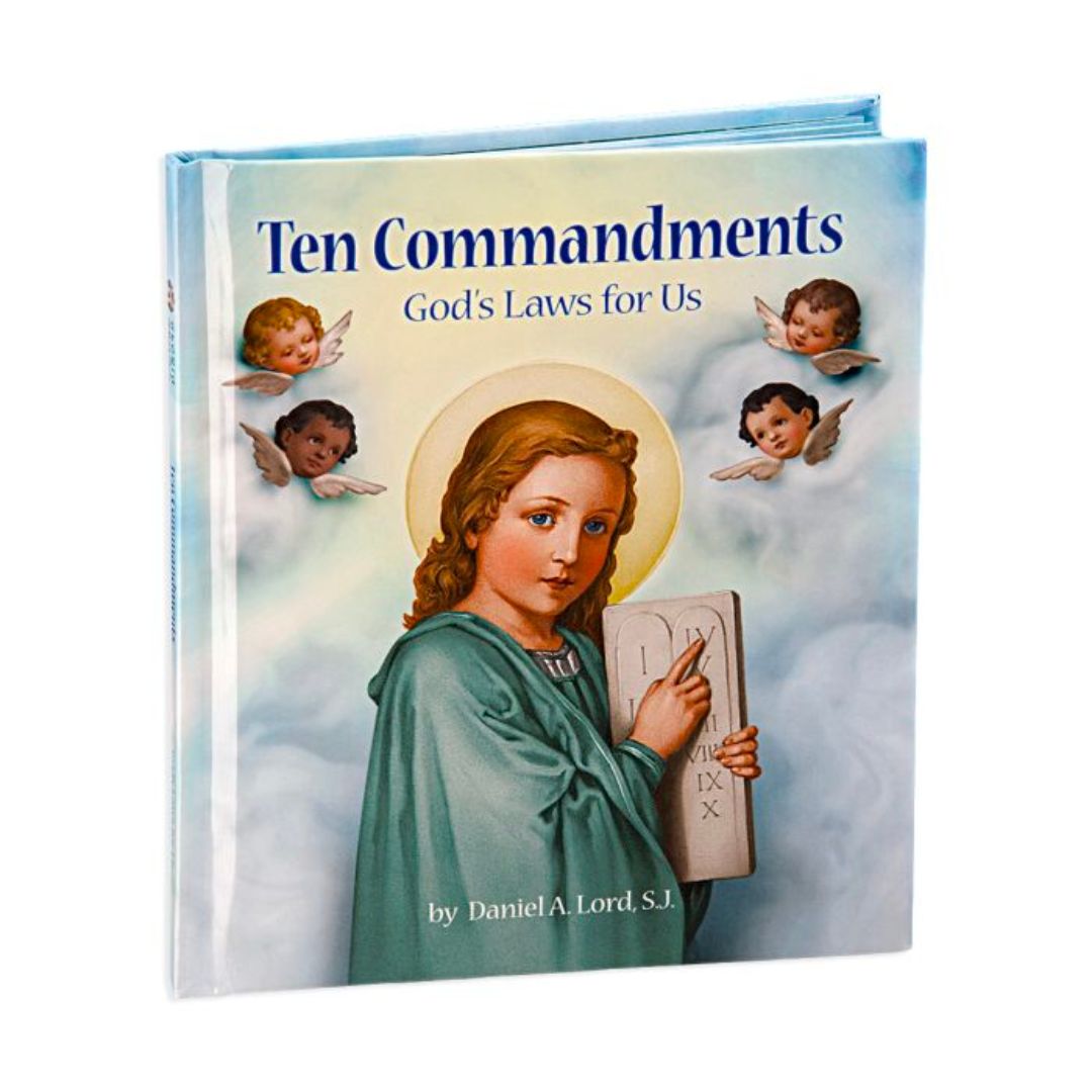 Gloria Series The Ten Commandments God's Laws for Us 12-2446-149, Hardcover Children's Book