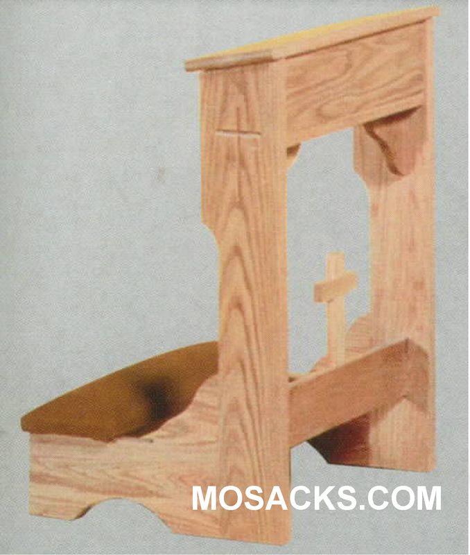 Prie Dieu Kneeler w/shelf 22" w x 21" d 32" H  40-2122
