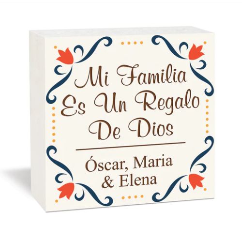 Spanish Tile Sign (Personalized) - ZBHB0569