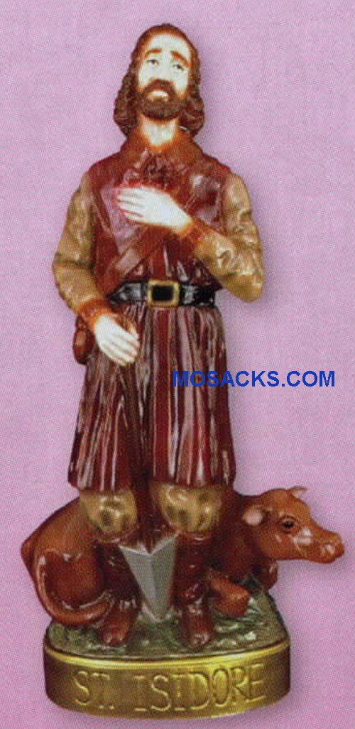 Religious Outdoor Statue of St. Isidore the Farmer 24 Inch PVC Garden Statue-SA2472C