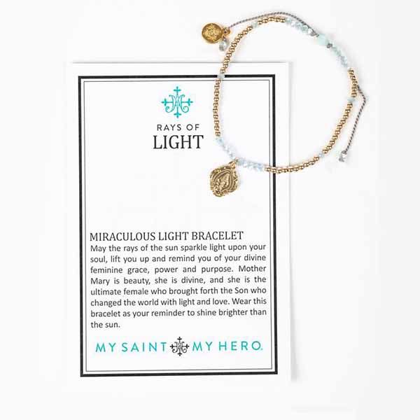 My Saint My Hero Rays of Light Gold Bracelet-26033Series