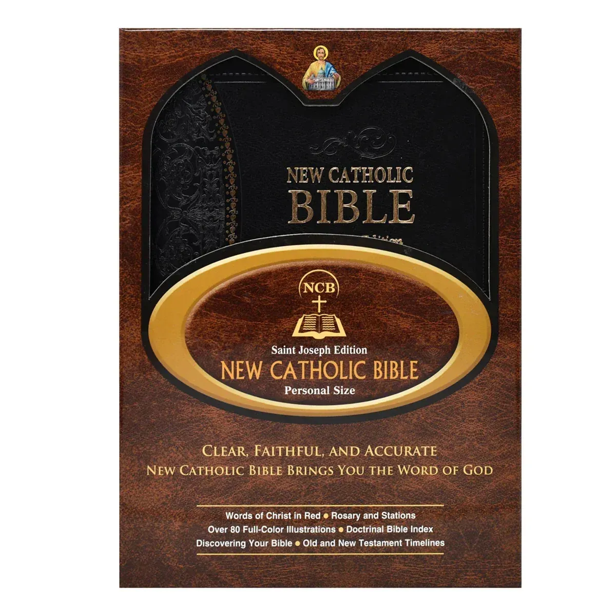 St. Joseph New Catholic Bible (Gift Edition-Personal Size) (Black)