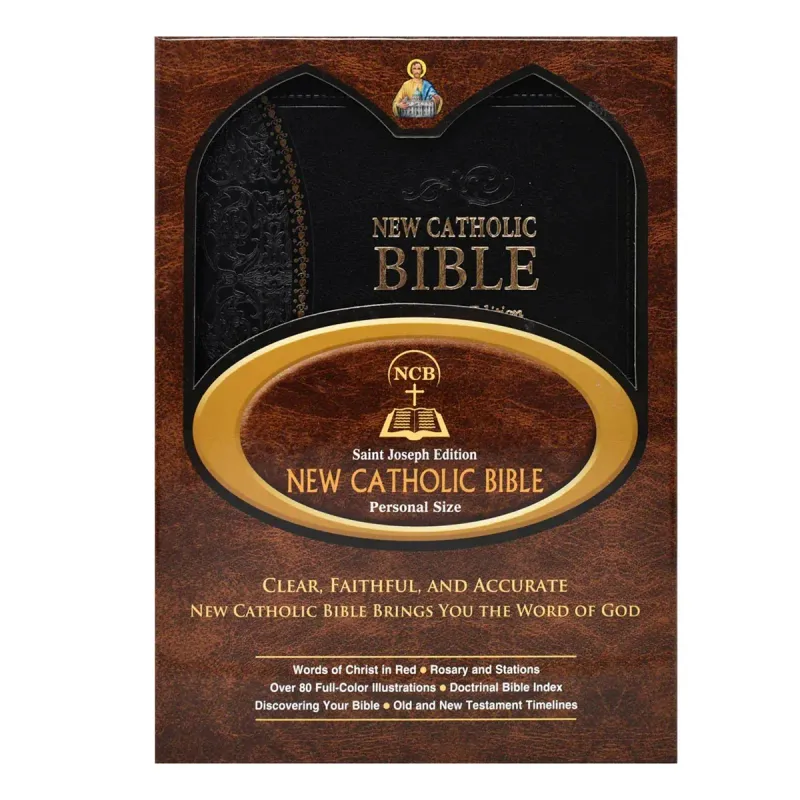 St. Joseph New Catholic Bible (Gift Edition-Personal Size) (Black)