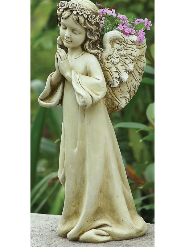Joseph's Studio Standing Praying Angel Planter 16"