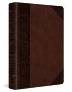 ESV Personal Size Reference Bible (Trutone, Brown/Walnut, Portfolio Design)