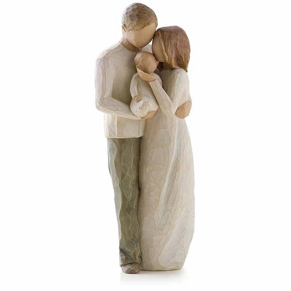 Willow Tree Figurine, Our Gift: Our bright joyful gift!,  8.5" HIGH 26181. This is a Willow Tree fi