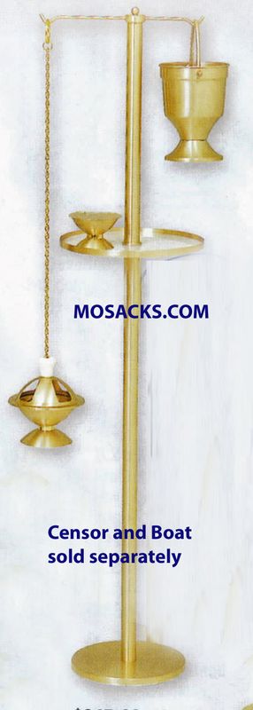 K Brand Censer Stand With Tray 50" high with 10.5" base-K327