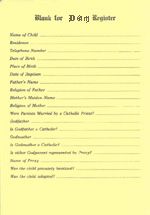 Death Register Blanks No. 319
