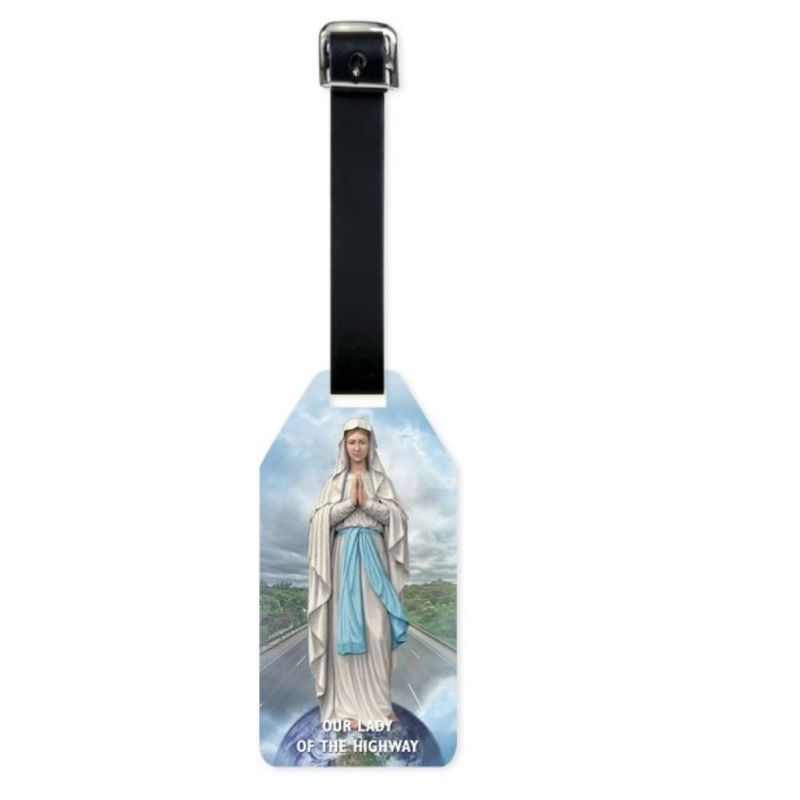 Luggage Tags Our Ladyof the Highway Flexible Poly 12-LT-293 Luggage Tags - Our Lady of the Highway …